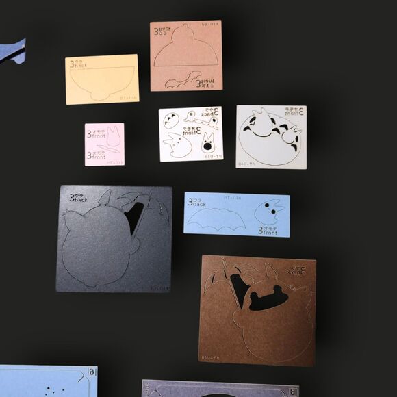 Studio Ghibli Totoro Paper Theater PT-048 Moonlight Sky Kit Open No Instructions - Picture 6 of 8